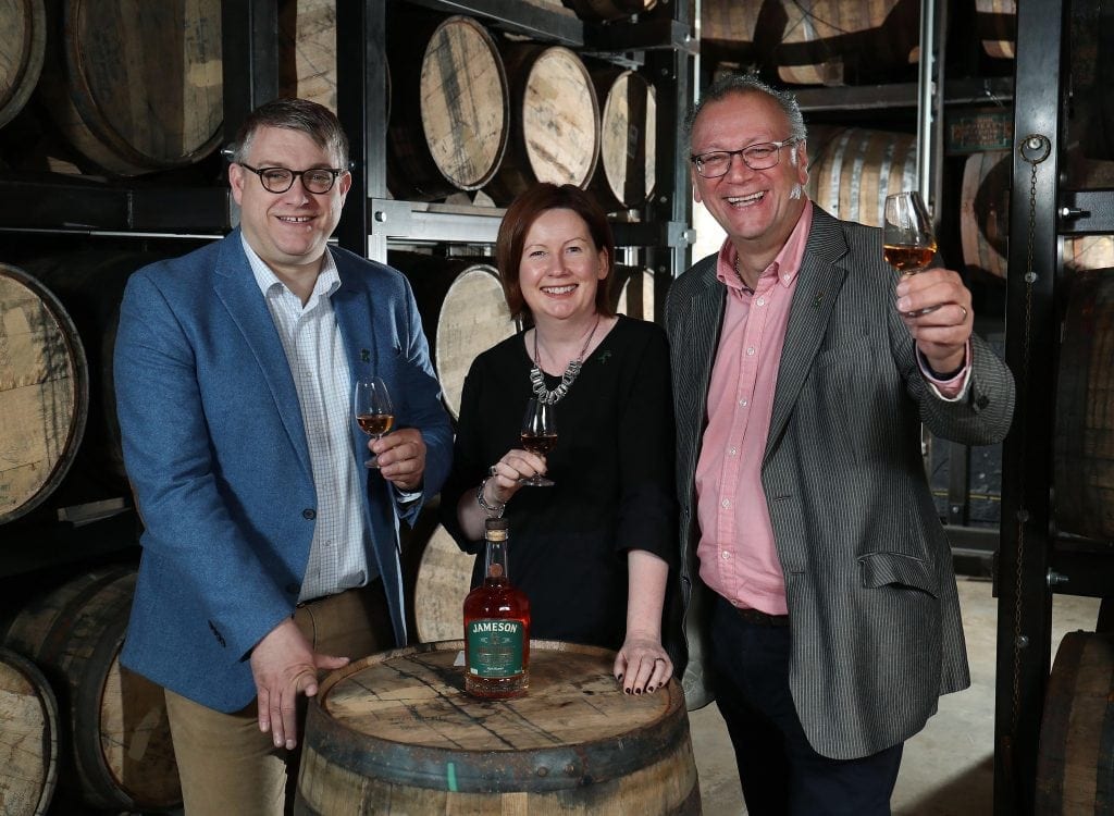 Billy Leighton, Carol Quinn, Brian Nation Jameson Bow Street 18 Years Cask Strength Irish Whiskey